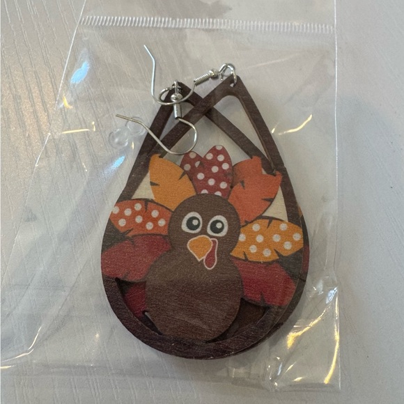 Colorful Turkey Earrings - Picture 1 of 1